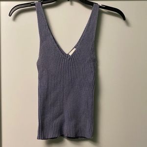 Lavender women’s knitted tank top